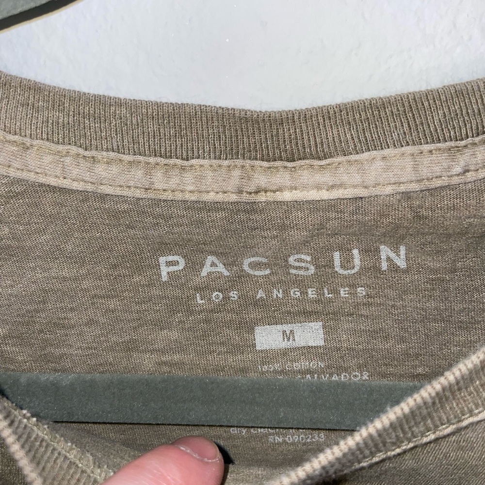 Pacsun green short sleeve shirt - Picture 2 of 3